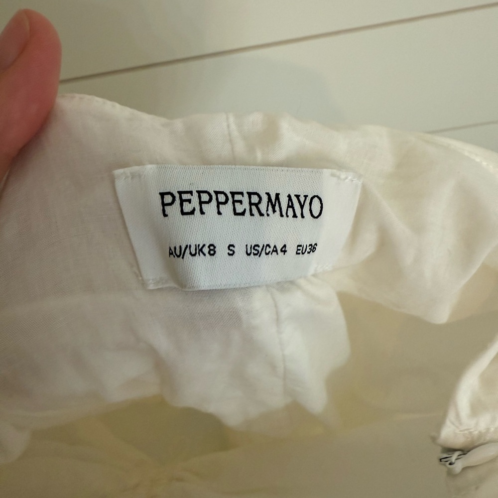 Peppermayo White Backless Halter Maxi Dress - Picture 5 of 7
